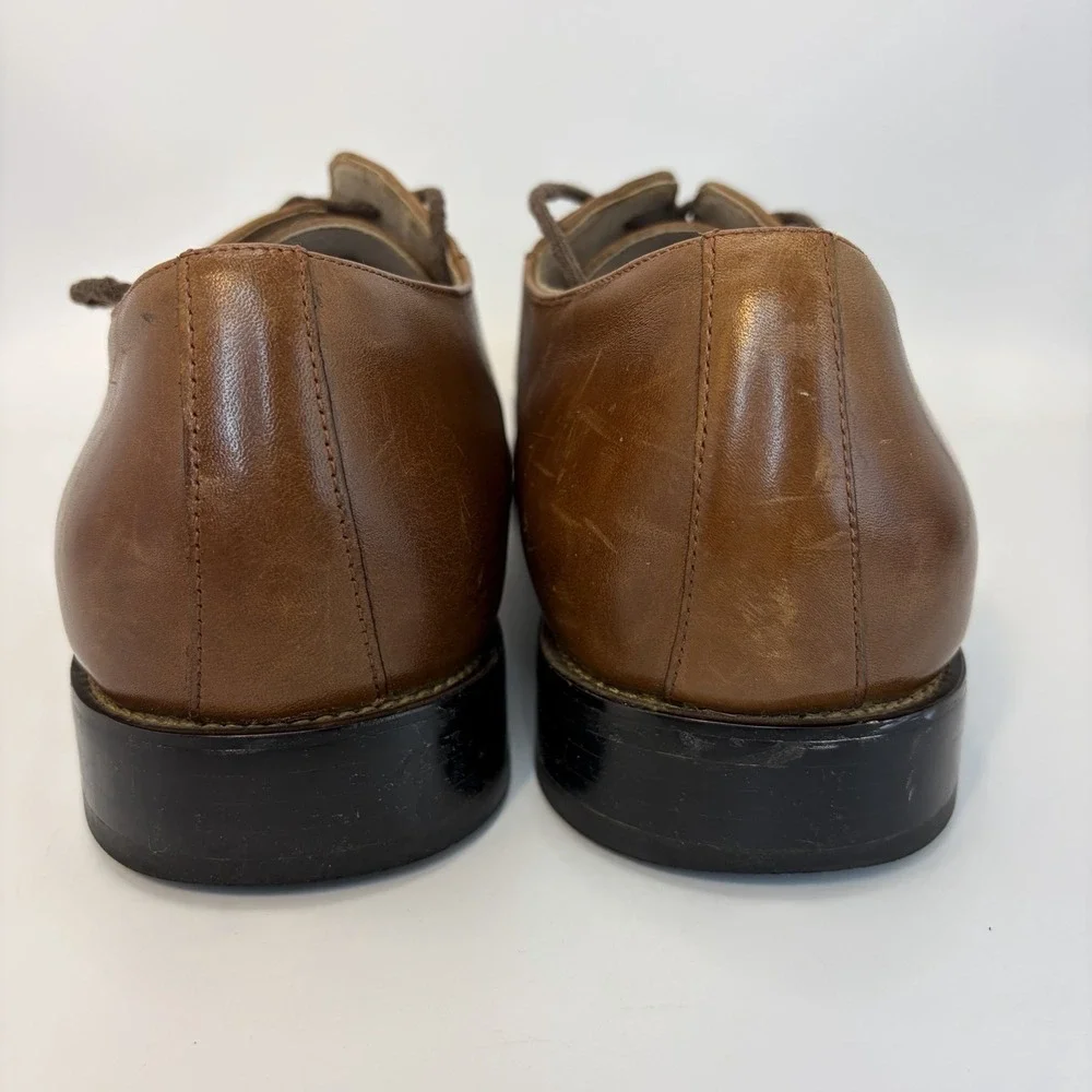 Mens‎ Sz 11M Brown Leather Dress Shoes/Stacy Adams/oxford/Prom/wedding